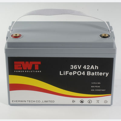 kaufen 36v 42Ah Lithium-Ionen-Batterie 2000Radfahrräder Leichtgewicht Lebensdauerpo4 36v 42ah Batteriepack mit BMS online manufacture