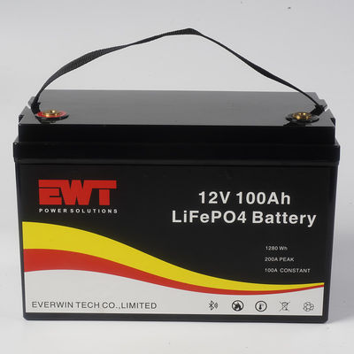 kaufen 12V 100AH Deep Cycle Wiederaufladbare Batterie-Pack Smart Bluetooth Monitoring Funktion für kompakte und langlebige Online-Herstellung