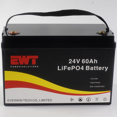 kaufen EWT LiFepo4 Batterie 24V 60AH mit LCD-Monitoring-Kapazität Online-Herstellung