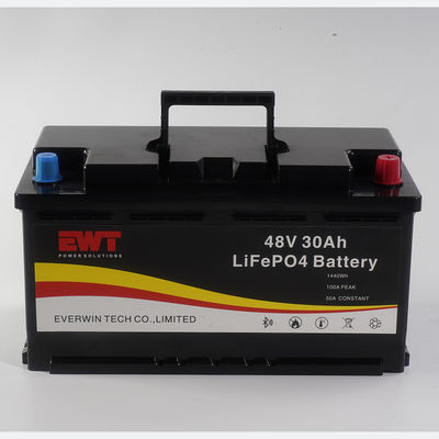 kaufen 48 V Lithium-Eisen-Phosphat-Batterie wiederaufladbar und hohe Kapazität für Schwerlastanwendungen Online-Herstellung