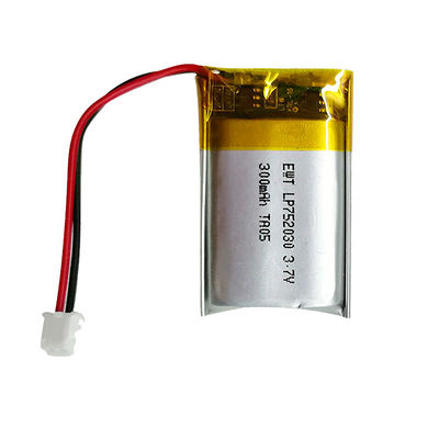 752030 Mini Lipo Batterie 3,7v 300mah Wiederaufladbare Li Polymer Batterie Pack