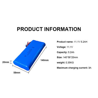 18650 kundenspezifisches Lithium-Ionen-Akku-Paket Anodenmaterial Sicherheit