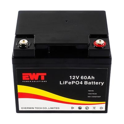 EWT Backup-Energiesystem LiFepo4 12v 60ah Batterie