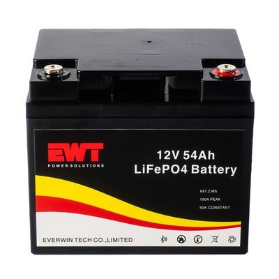 Lithium-Eisenphosphat-Pack 12V 54AH IFP32700 Wiederaufladbare Batterie