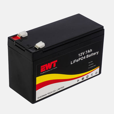 Zuhause Energiespeicher 12V LiFePO4 Lithiumbatterie Ersatz 12,8V 7Ah Lithium Eisen Phosphat Batterie Pack