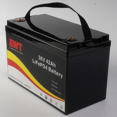 LiFePO4 24V 60Ah Batterie mit 640Wh Ausgangsleistung und BMS-Schnellladezeit von 4-6 Stunden