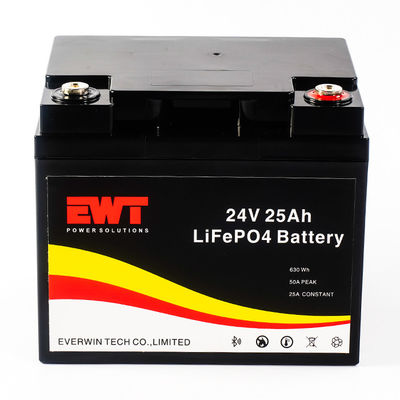 EWT IFR32700 24v 25ah Lifepo4 Batteriepack 12.8v 100000mah Lithium-Ionen-Batterie mit tiefem Zyklus