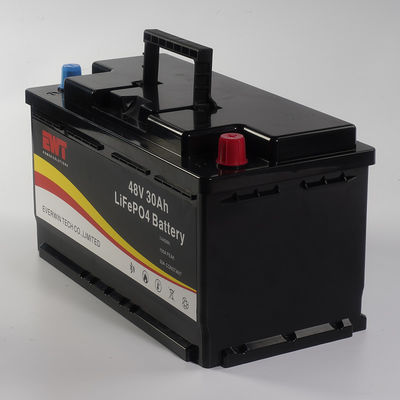 Hochentladungsrate 48V LFP-Batterie Schnelle Ladezeit und breite Reichweite für die Effizienz