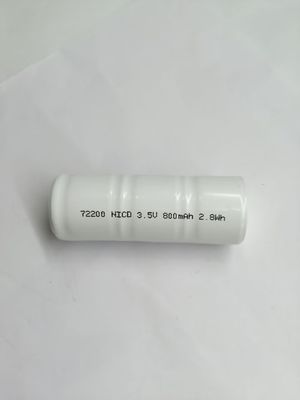 Langlebige Leistung Medizinische NICD-Batterie 800mAh 3.6 V Nickel-Cadmium-Batterie