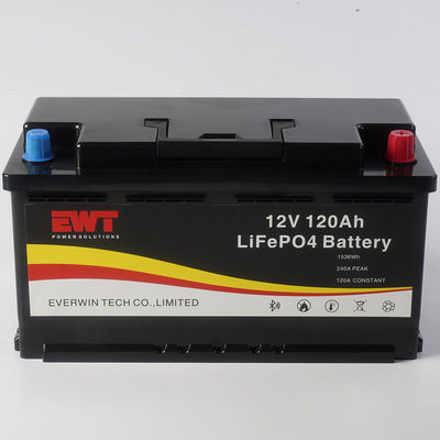 EWT 12,8V 120ah LiFepo4 LFP Batterie für Elektroroller Langlebig