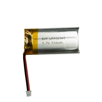 LP902040 3,7V 700MAH Prismatische Lithium-Polymer-Batterie anpassbar und unterstützt