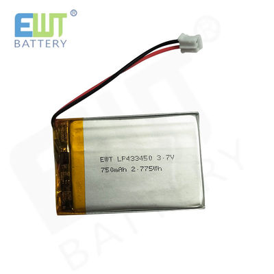 Zertifizierungen IEC62133 Lithium-Polymer-Batterie LP433450 Sicherheitsmerkmale Überlastschutzpaket Montage Modell 1S1P