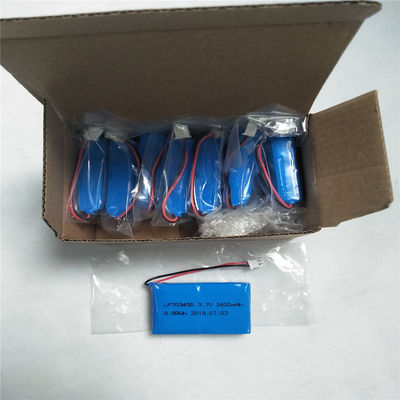 LP703450 3,7V 2400mAh Lithium-Polymer-Wiederaufladbare Batterie für Luft- oder Seeverkehr