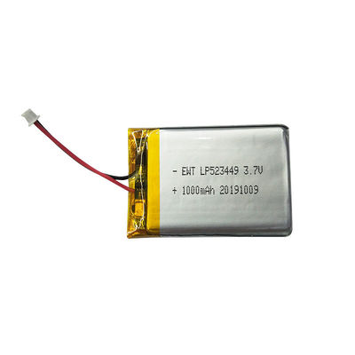 LP523449 3,7V 1000mAh Lithiumpolymerbatterie mit PCM