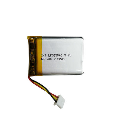 JST/Anpassungsanschlusstyp NO für Lithiumpolymerbatterien LP603040