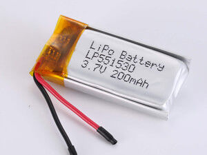 LP551530 200MAH Silber-Lithium-Polymer-Batterie mit 500 Zyklen