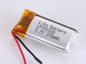 LP701530 3,7V 270MAH Lithium-Polymer-Batterie mit PCM und Kurzschlussschutz