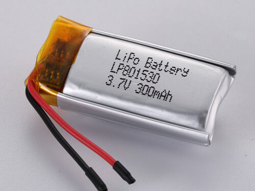 LP801530 3,7V 300MAH Lithium-Polymer-Wiederaufladbatterie für -20 bis 60 Grad Celsius Entladetemperatur und Kapazität