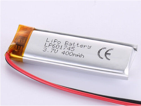 Langlebige Energie Lithium-Kobalt-Oxide LP601745 3,7V 400MAH Batterie mit 12 Monaten Garantie