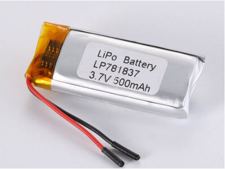 Kundenanforderungen 3.7V 500mah LiPo Batteriepack mit hoher Kapazität und Zelle Lithium Polymer Batterie Anodenmaterial Sonstiges
