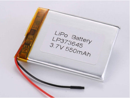 Hochkapazität 3,7V 550mah 1C-Ausladeströmung Lithium-Polymer-Batterie für elektronische Produkte