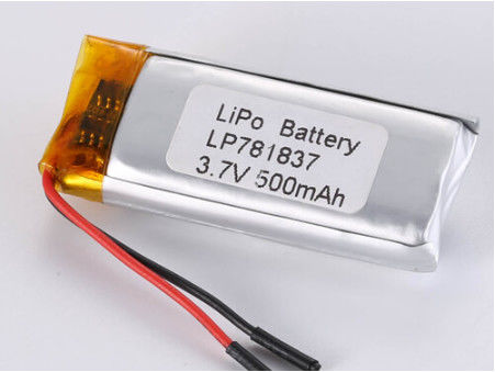 LP781837 3.7V 500MAH 1C Kontantentladung Strom Lithium-Polymer-Batterie für Smartphones reines Kobalt-Anodenmaterial Sonstiges