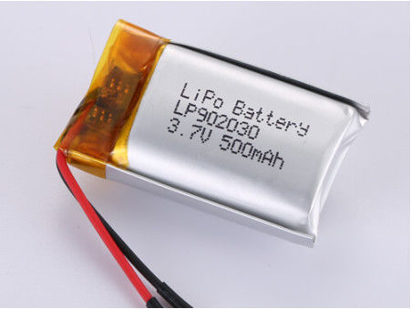 LP902030 3.7V 500MAH LiPo Pack hoher Kapazität CC/CV Lademethode und Lithiumpolymerchemie