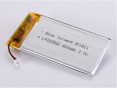 Langlebige 3,7V 600MAH Lithiumpolymer Akku mit PCB-Schutz für industrielle Anwendungen