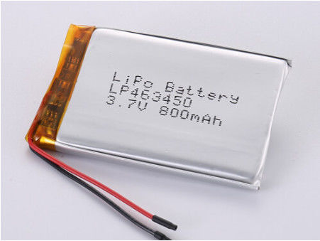 LP463450 3.7V 800MAH Li-polymer Battery CE Certificates OEM ODM Supported Chemical Composition