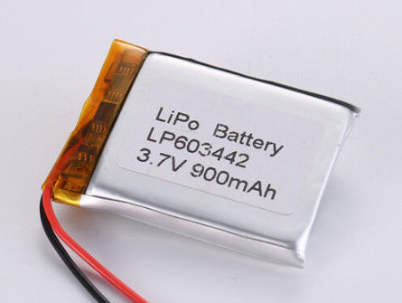 LP603442 3,7V 900MAH Li-Ionen-Batterien Hersteller Lithium-Polymer-Batterie mit geschütztem Schaltkreis und A-Klasse