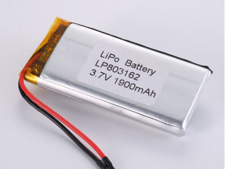 LP803162 3,7 V 1900 mAh Li-Ionen-Batterien Hersteller LiPo-Paket mit Softpack