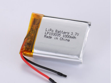LP103035 3,7V 1000mah Li-Ionen-Batterie Hersteller, Soft Pack Lithium Polymer Wiederaufladbare Batterie Überentladung Schutz