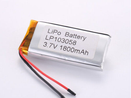 LP103058 3,7V 1800mah Li-Ionen-Batterie Hersteller Soft Pack Lithium-Polymer-Batterie mit Überentladungsschutz und flexiblem Design