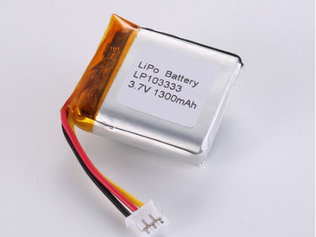 LP103333 3.7V 1300MAH Lithium-Polymer-Batterien Hersteller mit chemischer Zusammensetzung
