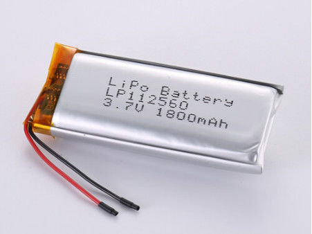 LP112560 3,7V 1800MAH Li-Ionen-Batterien Hersteller mit Überentladungsschutz und Soft Pack