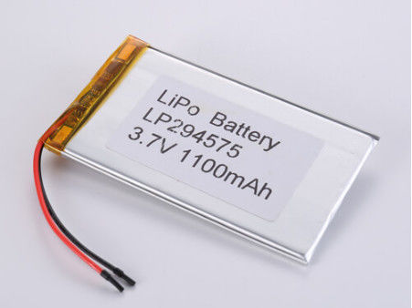 LP294575 3.7V 1100MHA Quadrat Lithium Polymer Batterie mit Überentladungsschutz Scharfe Quadratform