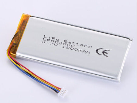 LP553580 3.7V 1800MAH Li-Ionen-Batterie Hersteller Die Entladungsrate Ja und Polymer-Li-Ionen-Wiederaufladungszelle mit CE-Zertifizierung