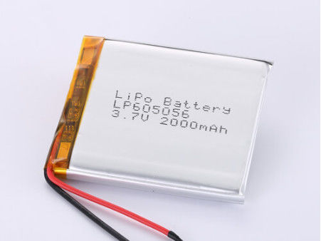 LP605056 3.7v Lipo-Batterie Hochkapazitäts-Lithium-Polymer-Batterie 2000 MAH PCB-Schutz Polymer-Lithium-Ionen-Wiederaufladungszelle