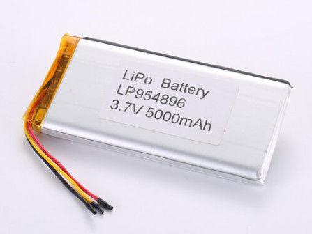 Li-Ionen-Batterien mit hoher Kapazität LiPo-Pack 3.7V 5000MAH Li-Ionen-Batteriehersteller Sonstiges Anodenmaterial für Normen 2-3 Stunden Ladezeit