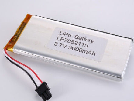 LP7852115 3.7V 5000MAH Li-Ionen-Batterie Hersteller OEM Odm Unterstützt hohe Kapazität LiPo-Pack mit 2-3 Stunden Ladezeit