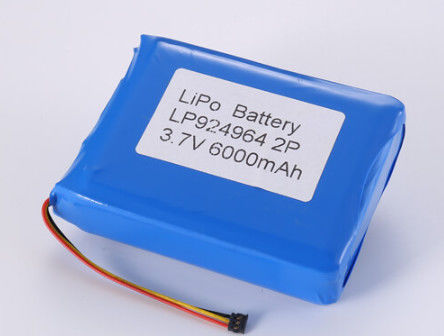 3.7V 6000MAH Li-Ionen-Batterie Hersteller, OEM und ODM Lithium-Polymer-Batterie 2-3 Stunden Ladezeit
