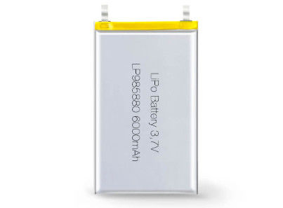 Industrielle LP985880 3,7V 6000MAH Li-Ionen-Batterien Hersteller mit 2-3 Stunden Ladezeit und OEM/ODM-Support