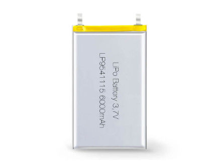 Andere Anodenmaterial 3.7V 6000MAH Lithium-Polymer-Wiederaufladbare Batterie mit individualisierbaren Optionen und OEM/ODM-Unterstützung