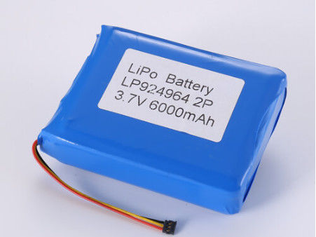 500 Zyklen 3.7V 6000mAh Li-Ionen-Batterie für Li-Polymer-Zelle der Klasse A Entlademperatur -20°C bis 60°C
