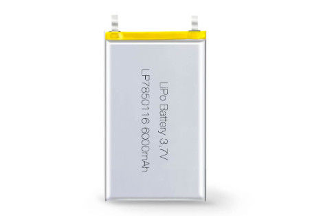 Kompakte und tragbare Li-Polymer-Zellbatterie 3.7V 6000MAH 500 Zyklen -20 bis 60 Grad Celsius Entlademperatur
