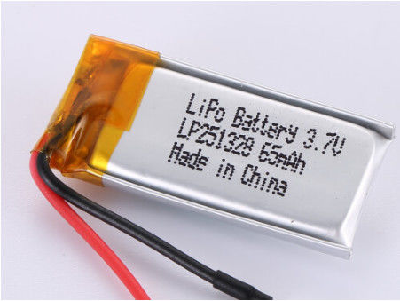 LP251328 3,7V 65MAH Li-Ionen-Batterien Hersteller mit Kurzschlussschutz PCB-Sicherheitsmerkmale und offene Spannung