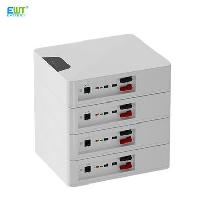 ABS-Gehäuse und BMS enthalten 48V 100AH Wandmontierte Li-Ionen-Batterie zur Energiespeicherung