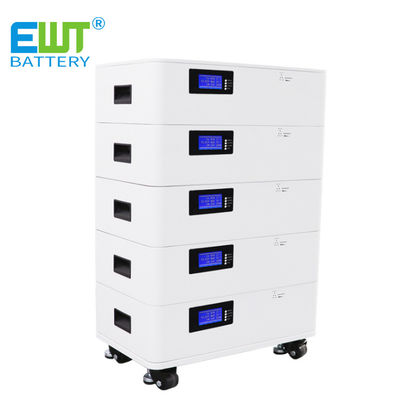 51,2V 150Ah Li-Ionen-Batterie-Hersteller Energiespeicher Kundenspezifische Wandmontage-Rack-Typ Gestapelte Hochspannungs-Lithium-Eisenphosphat-Batterie