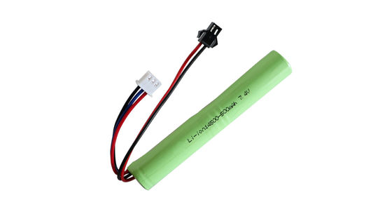 500 Aufladezyklen 14500 7.4V 500mah Sicheres Lithium-Ionen-Akkupaket mit Überentladungsschutz und PCM/PCB