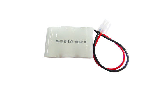 Langlebige, wiederaufladbare NI-CD 3,6V 1800MAH Nickel-Cadmium-Batterie